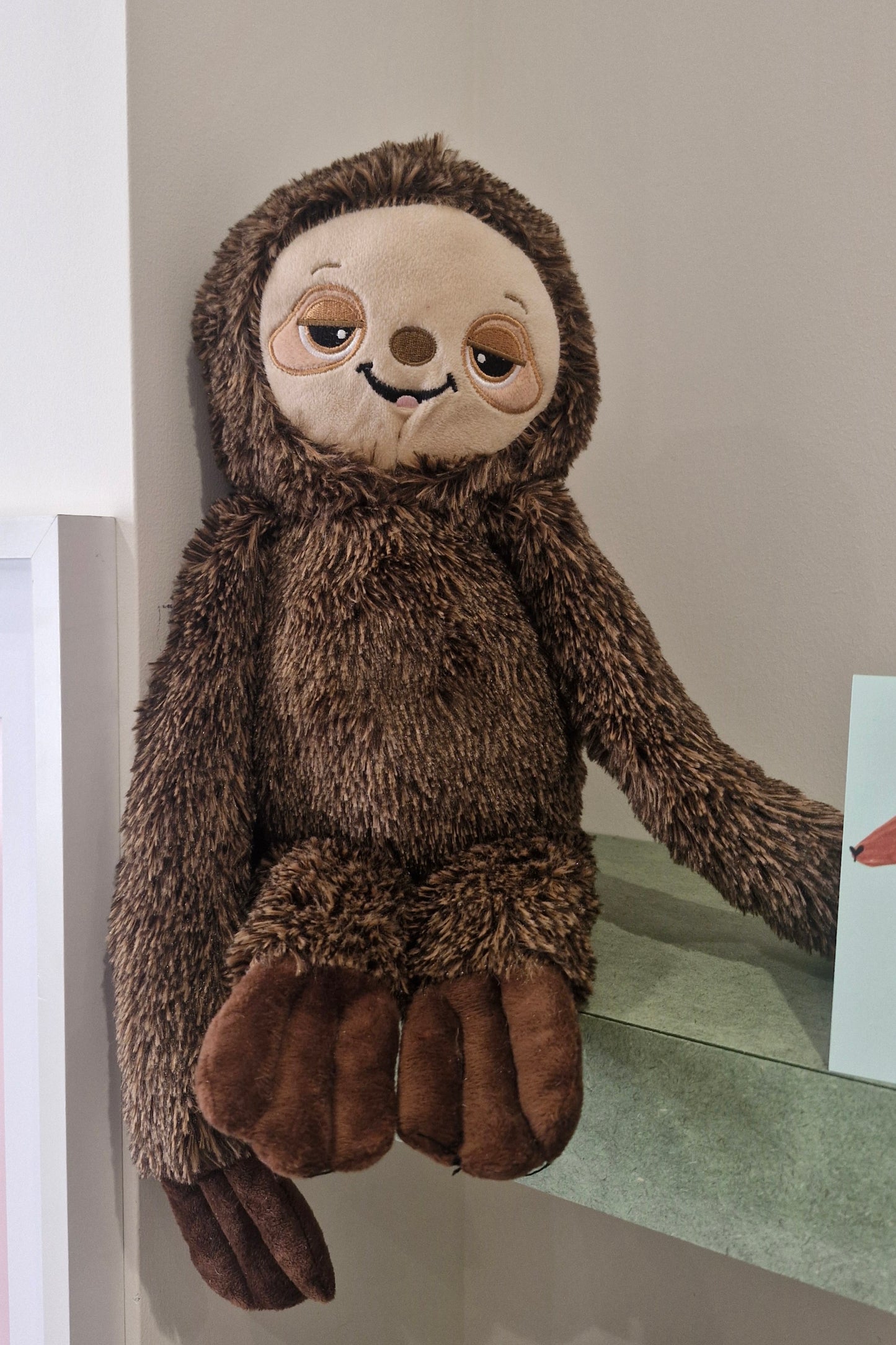 Ancol Playtime Sleepy sloth Plush Dog Toy