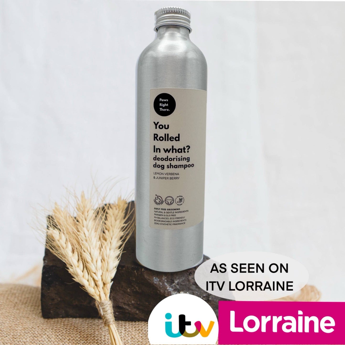 ‘You rolled in what’ | Deodorising Dog Shampoo | Natural : Screw cap - ZERO PLASTIC eco option